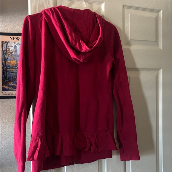 Red Hooded Jacket-PERFECT FOR VALENTINE’S DAY! - Picture 4 of 4